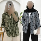 شومیز زنانه سارینا جنس ینزی لاینی شاین دار فری سایز
