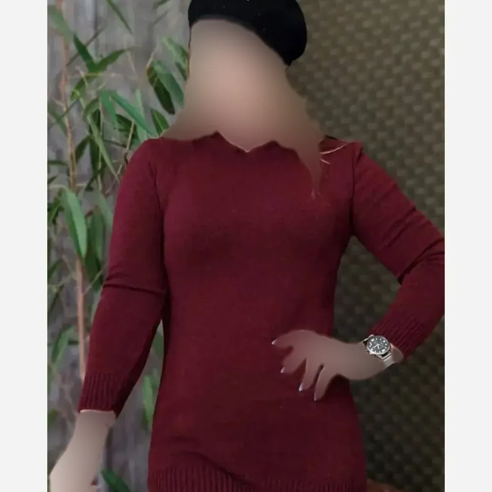 پیراهن بافت زنانه ساده آکرلیک فری سایز