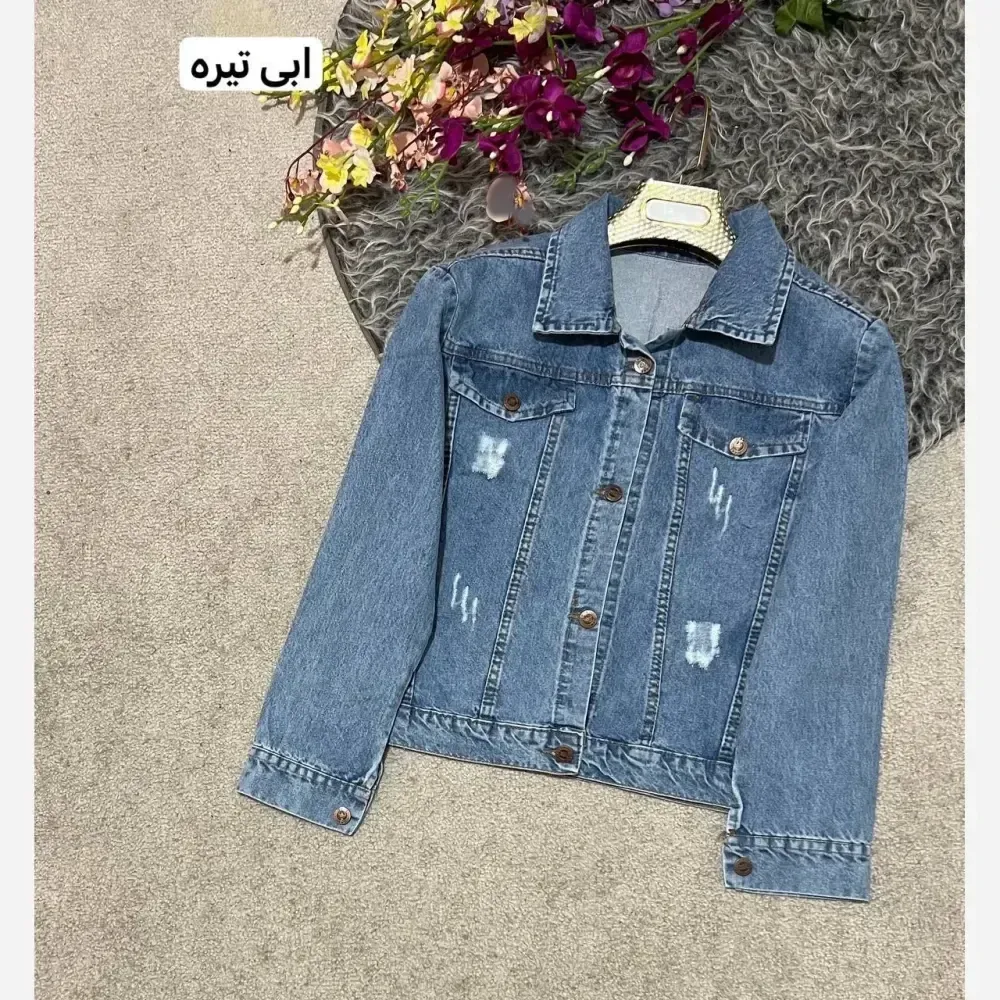 کت جین زنانه نسیم رنگ بندی متنوع سایز 1 و 2