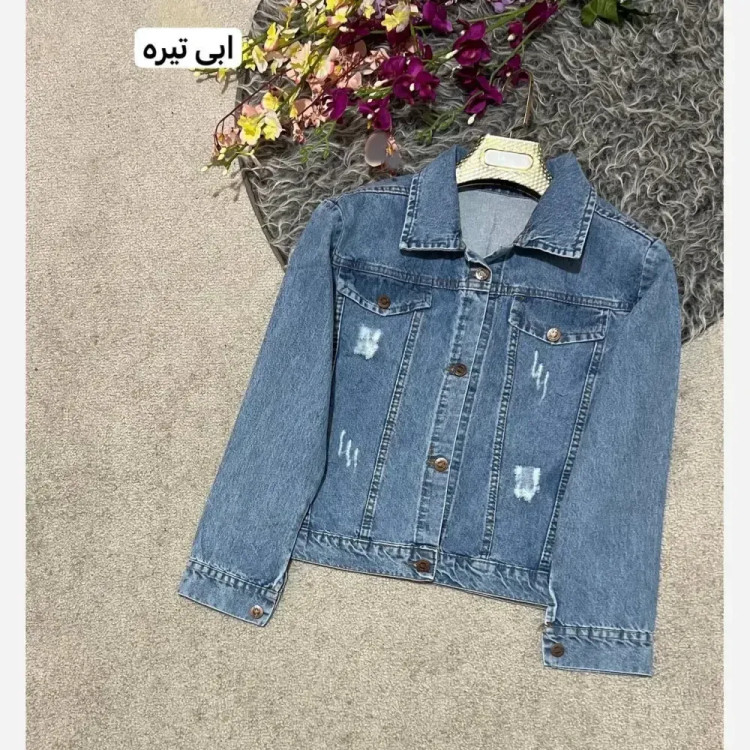 کت جین زنانه نسیم رنگ بندی متنوع سایز 1 و 2