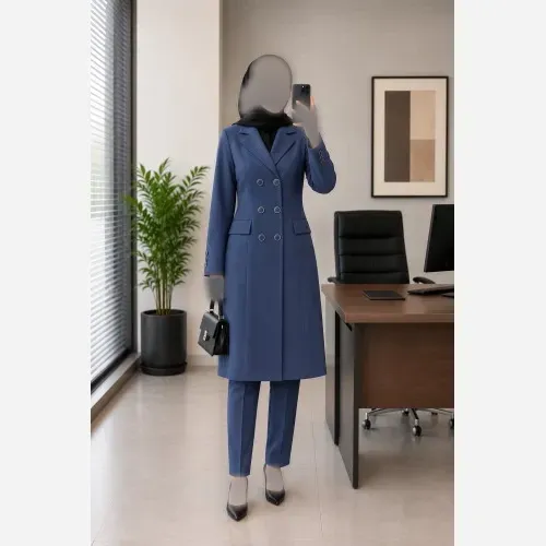 ست کت و شلوار اداری زنانه مدل فاگل جنس پرشین درجه یک