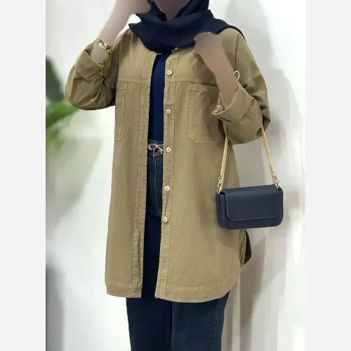 شومیز لنین مدل آمنه نسکافه ای موکا مشکی سدری سورمه ای سبز تیره آبی فری سایز