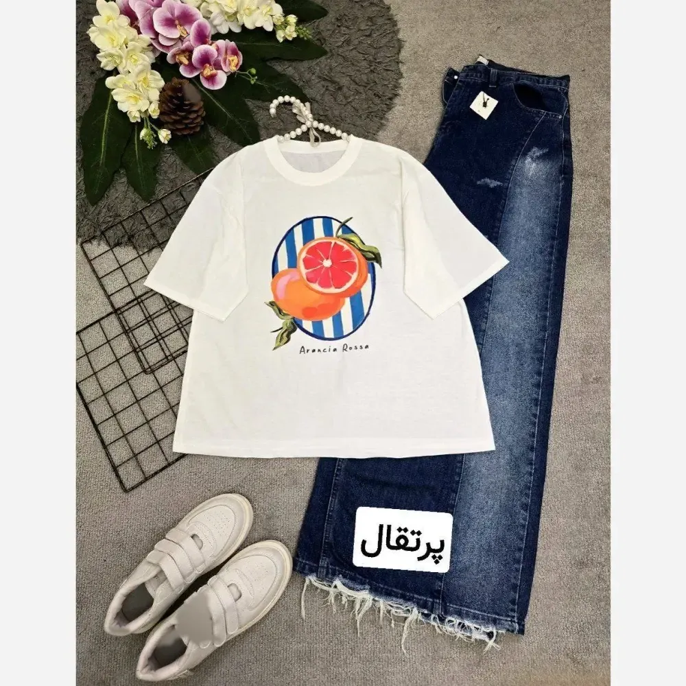 تیشرت تابستانه پنبه گلکسی فری سایز