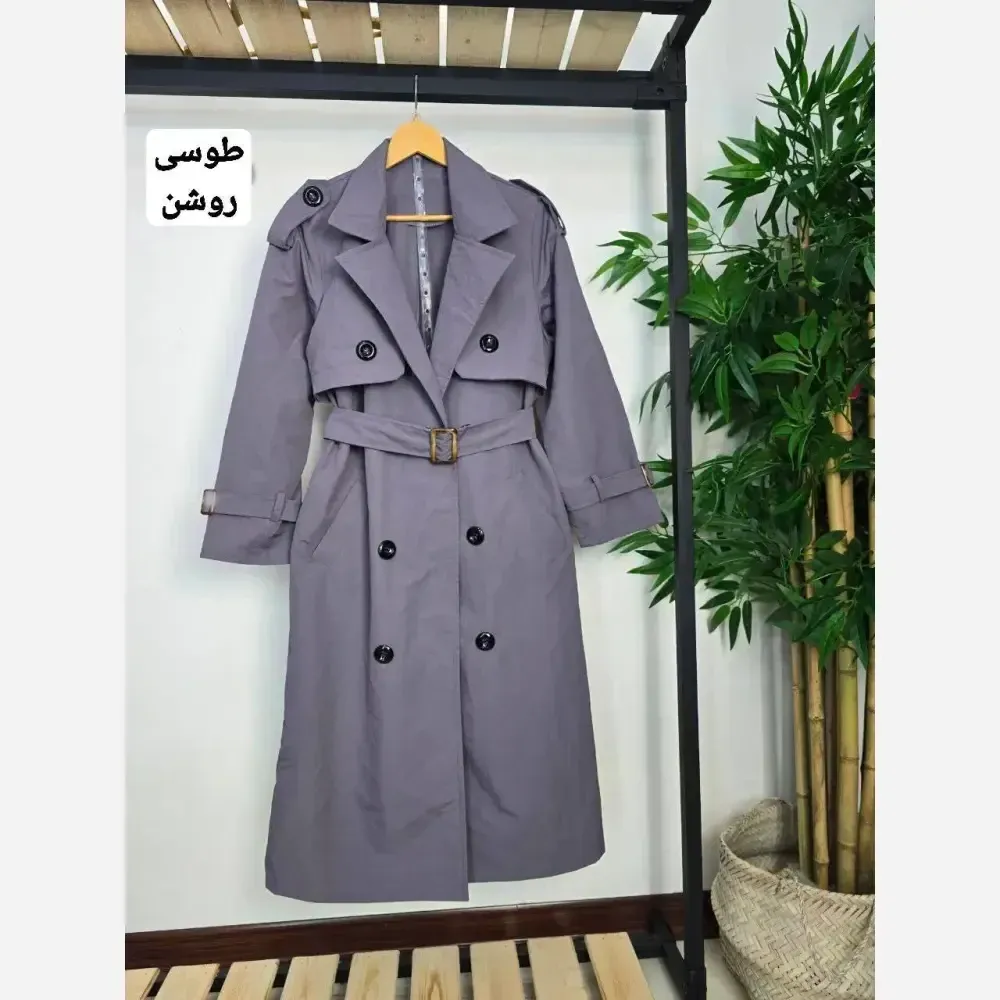 بارونی تی سی ضد آب درجه یک طوسی روشن فری سایز
