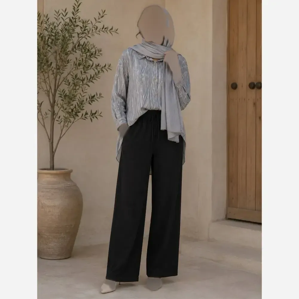 ست شومیز و شلوار زنانه جنس لاریس درجه یک بهار و تابستانه