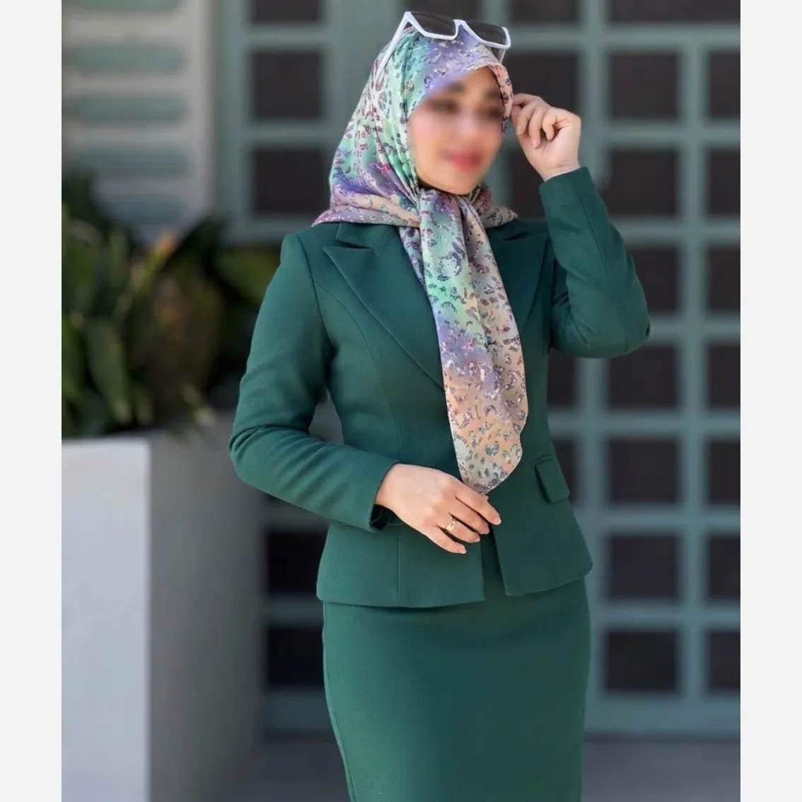 روسری نخی طرح آنجل قواره 110 دخترانه شاد