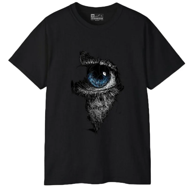 تی شرت آستین کوتاه مردانه پاد آفرین مدل عکس چشم