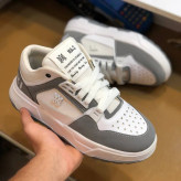 کفش لژدار مردانه مدل امیری سفید طوسی
