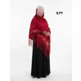 روسری ترکمن اصل پشمی ضخیم قواره بزرگ مناسب پاییز و زمستان