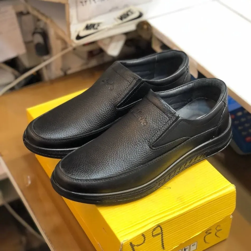 کفش چرم طبی مردانه رخشی سایز 45-47 راحتی و بادوام