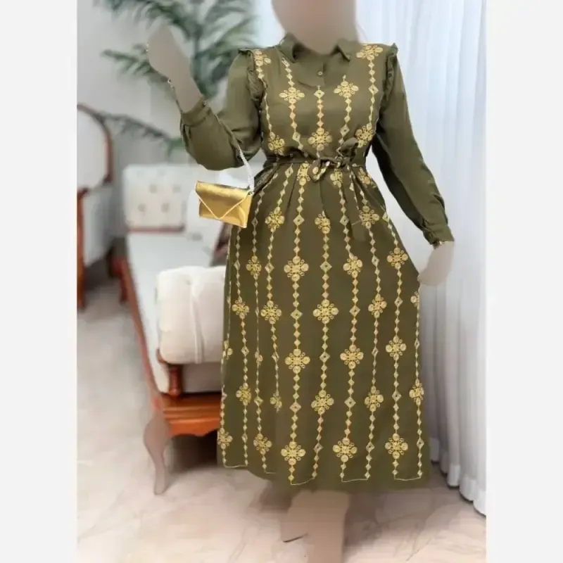 پیراهن طلاکوب ستاره جنس اسکادا سایز 38 تا 48