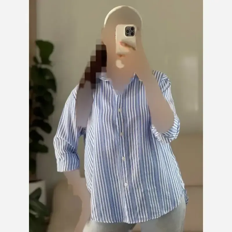شومیز تابستانه لینن وارداتی فری سایز طرح دار لامیا