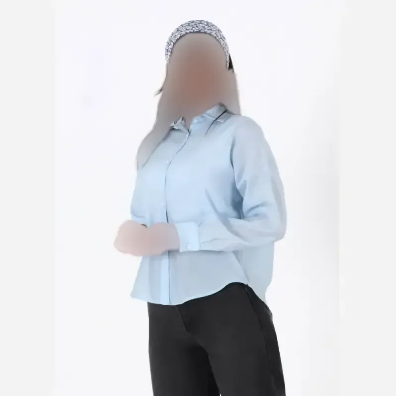 شومیز زنانه شیشه ای لخت مدل لیدا فری سایز رنگبندی متنوع