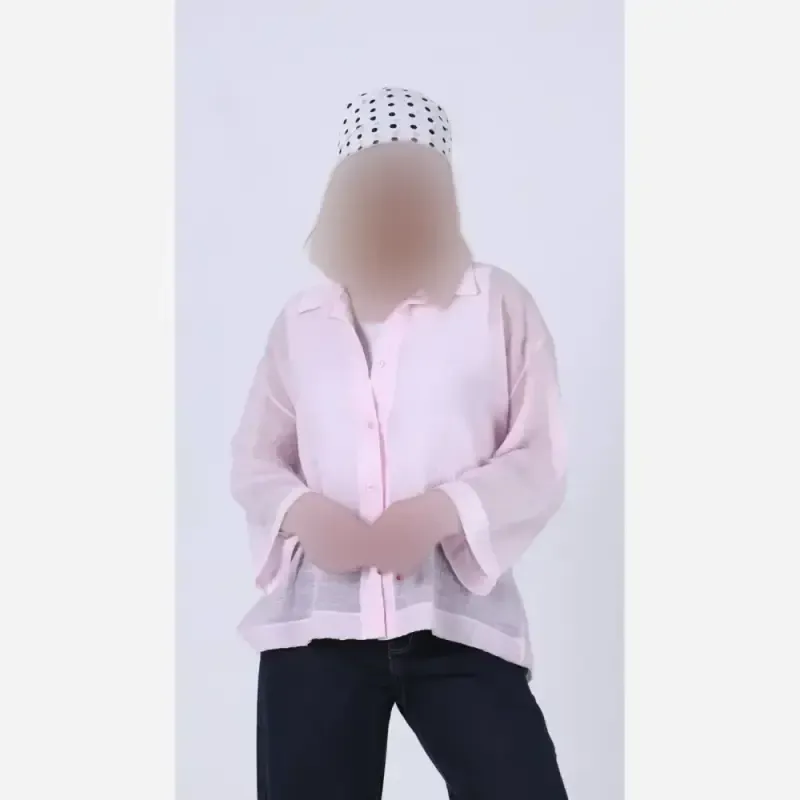 شومیز حریر شیشه ای زنانه فری سایز رنگبندی متنوع