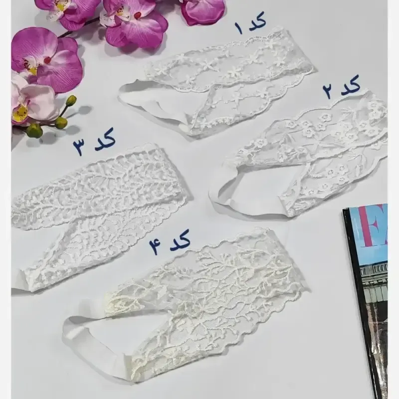 هدبند گیپوری زنانه و دخترانه تل گیپور ترند گلدوزی شده