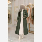 کت کراپ زنانه مدل ترنج جنس تی سی وارداتی فری سایز کمربند دار